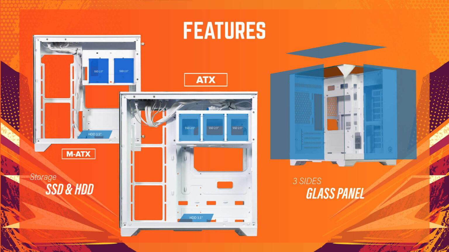 CIELO WHITE (ATX , NON FAN) - Gambar 5