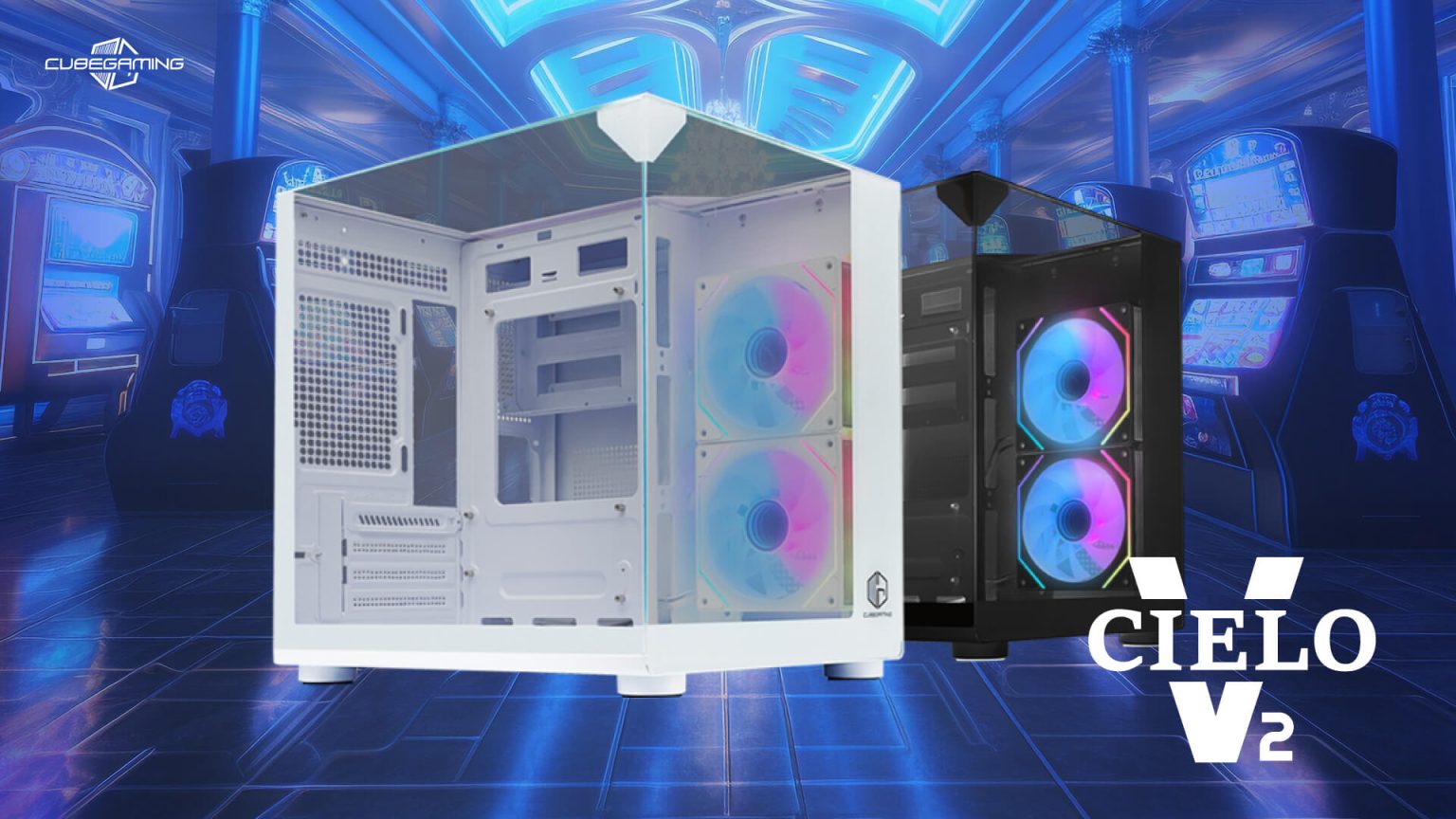 CIELO V2 WHITE (MATX , FREE 2 FAN)