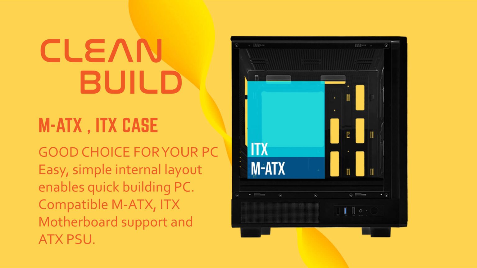 EPIOM GLASS WHITE (MATX , FREE 2 FAN) - Gambar 4