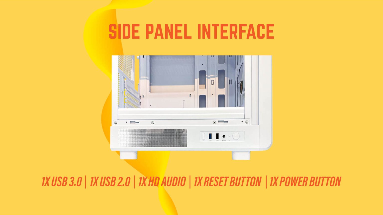 EPIOM GLASS WHITE (MATX , FREE 2 FAN) - Gambar 6