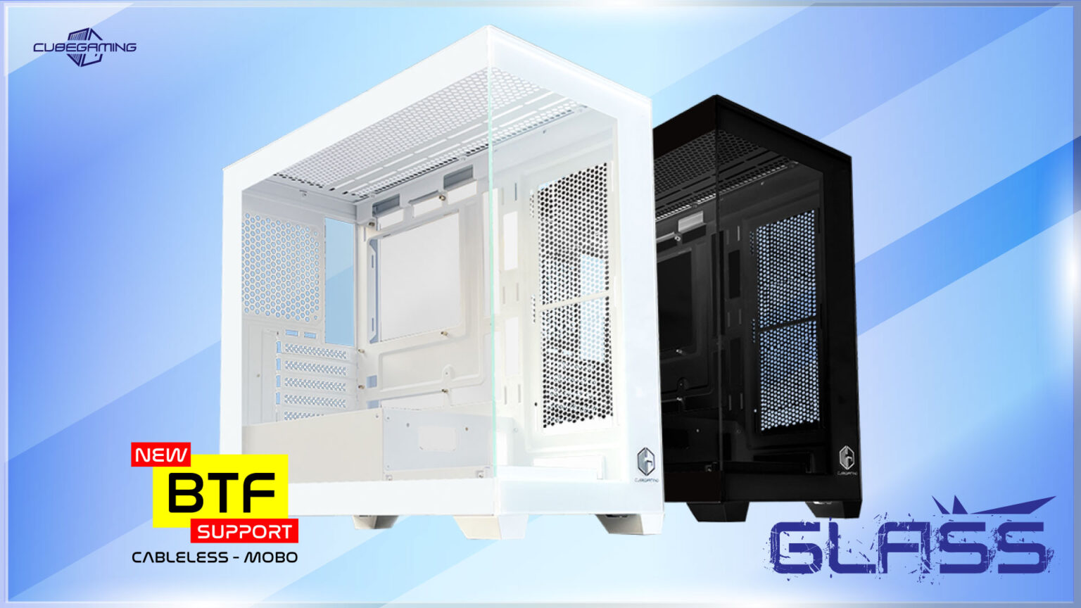 GLASS BLACK (MATX , NON FAN)