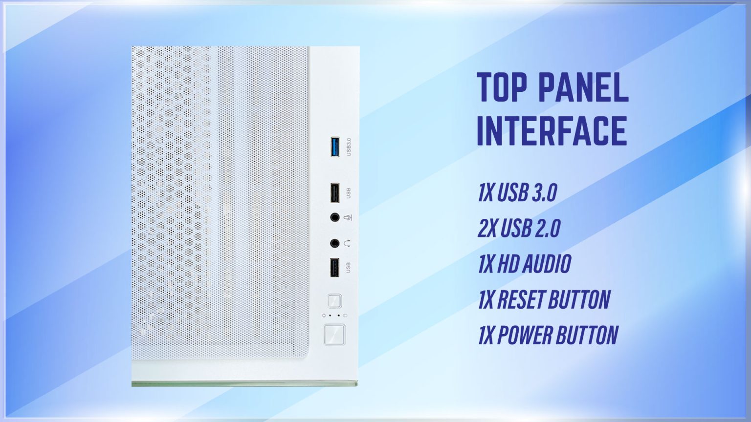 GLASS BLACK (MATX , NON FAN) - Gambar 6