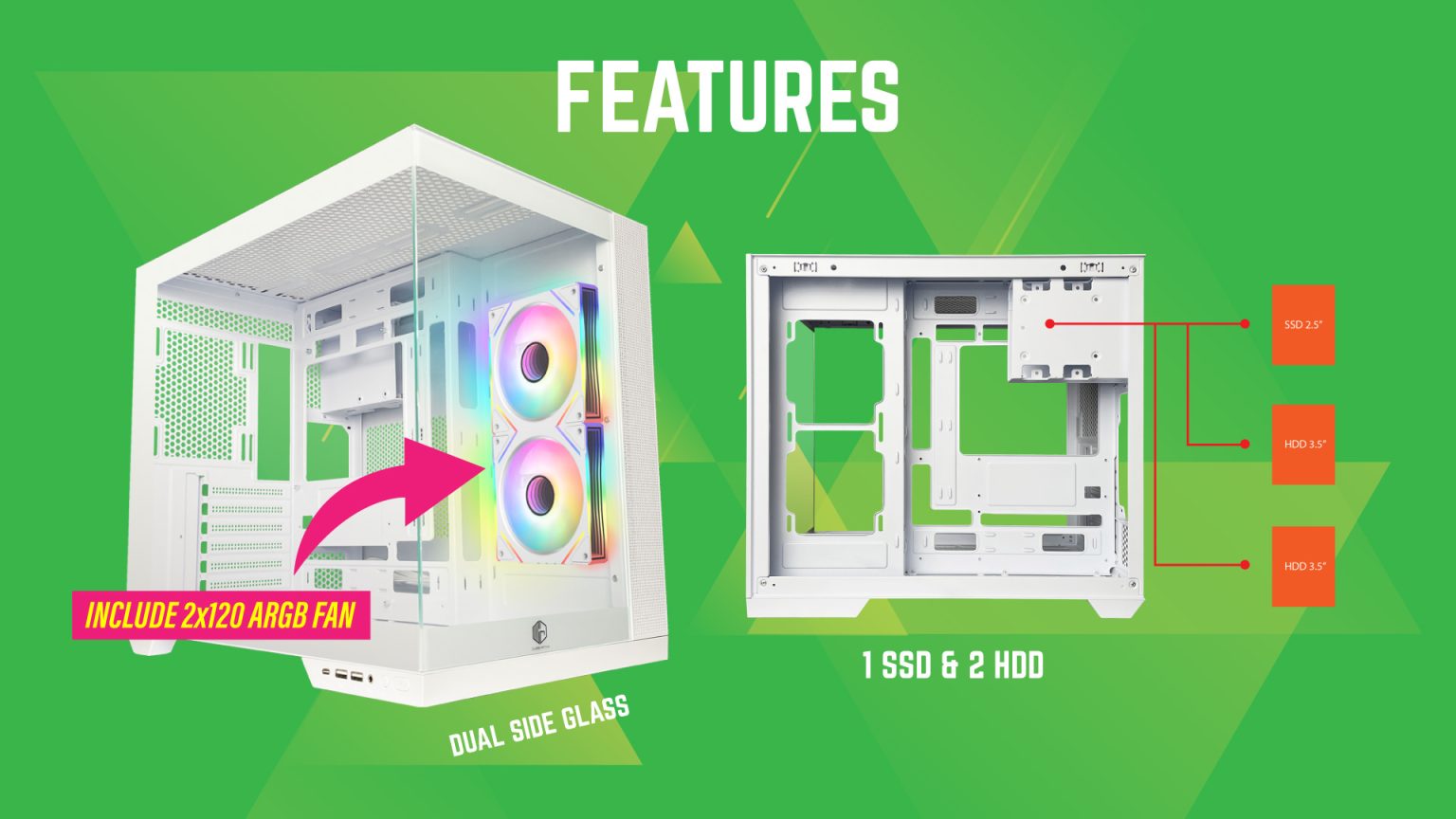 KNOMA WHITE (ATX , TYPE C) 700 - Gambar 5