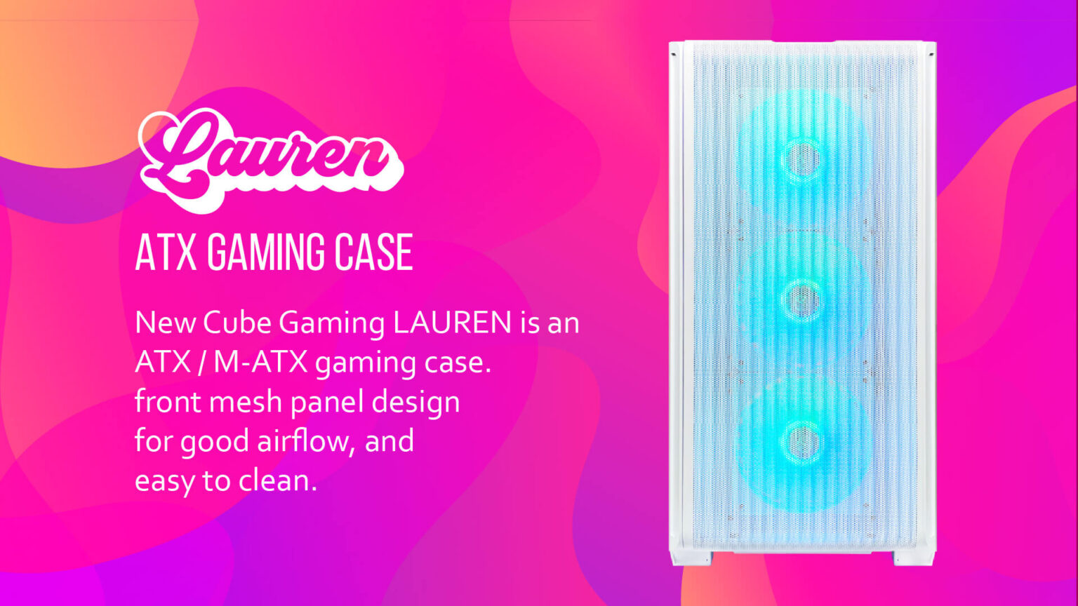 LAUREN WHITE (ATX , FREE FAN 3PCS) - Gambar 2