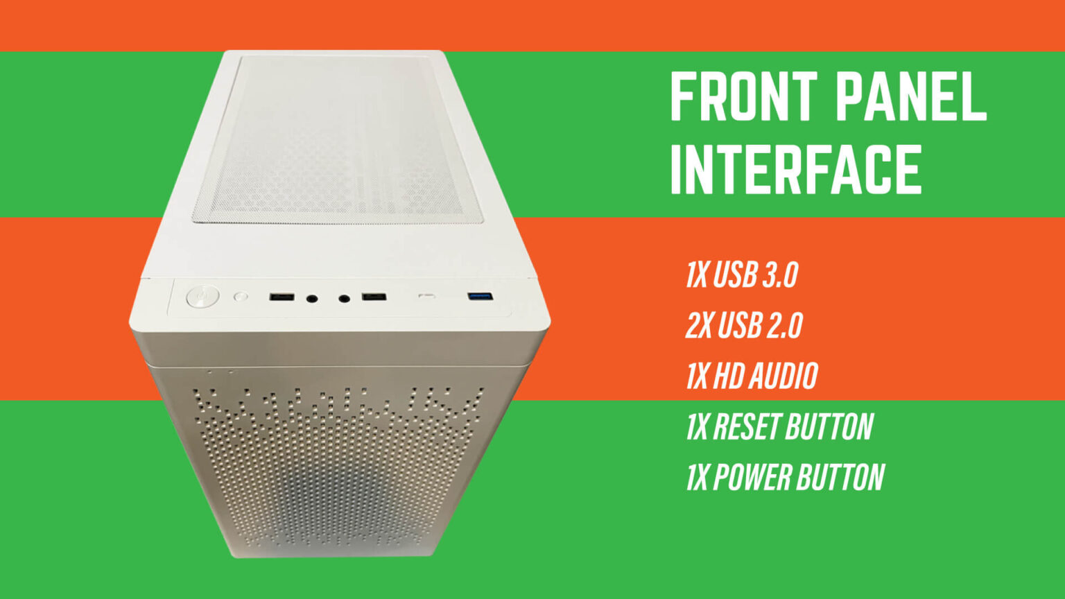 LINSEL WHITE (MATX , FREE 2 FAN) - Gambar 6