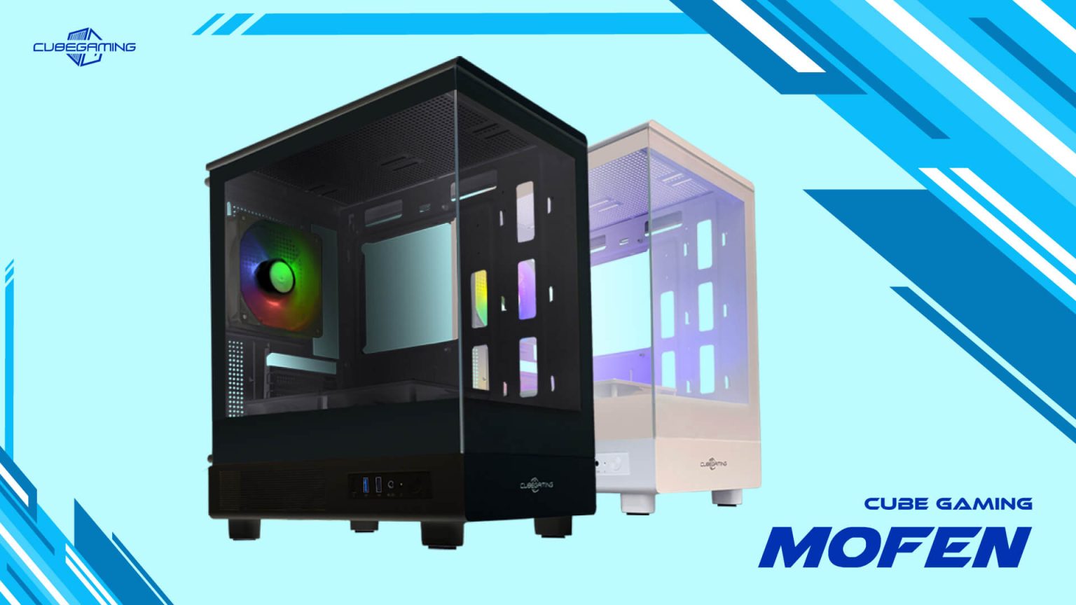 MOFEN WHITE (MATX , FREE 3 FAN)