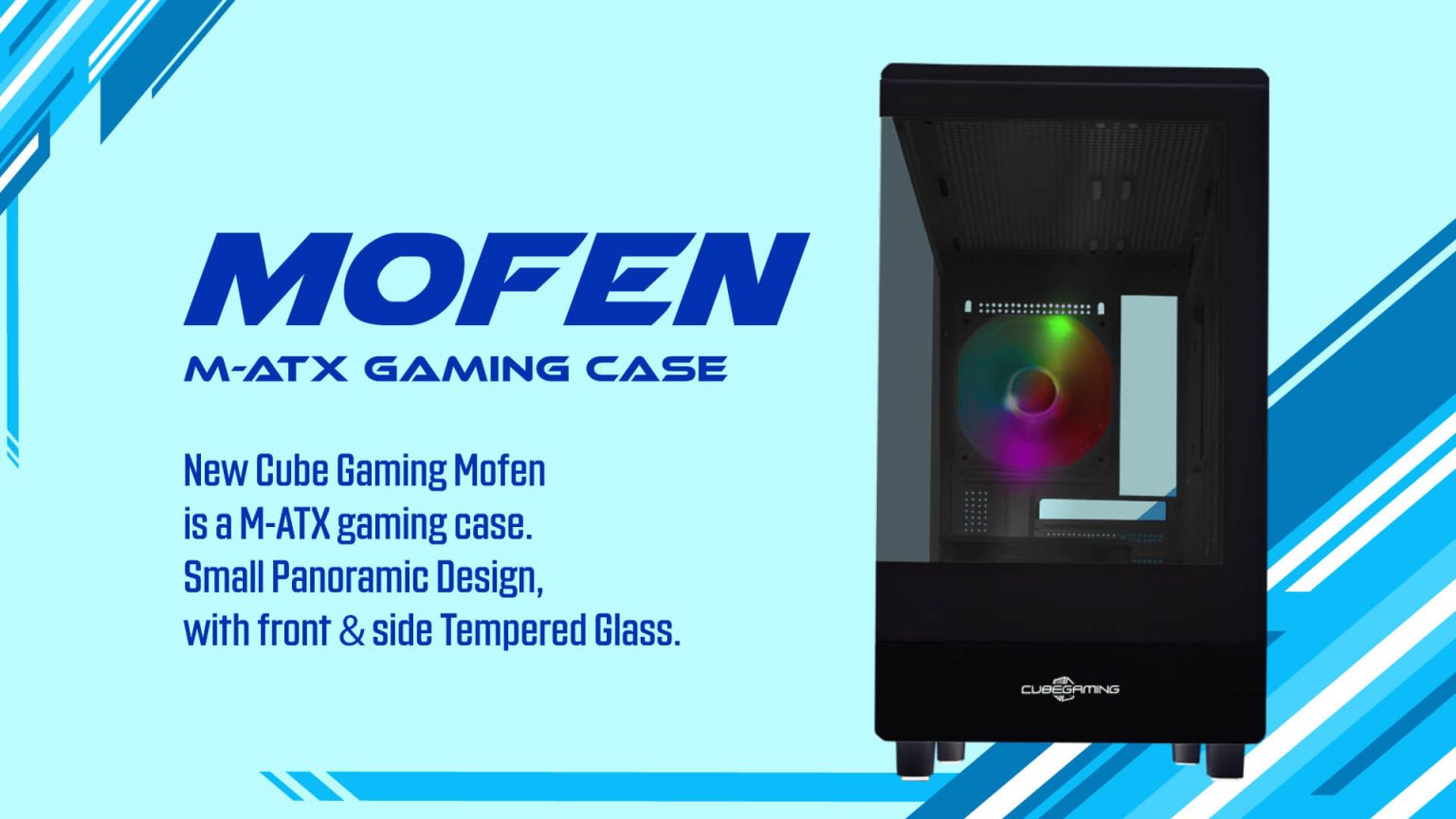 MOFEN WHITE (MATX , FREE 3 FAN) - Gambar 2