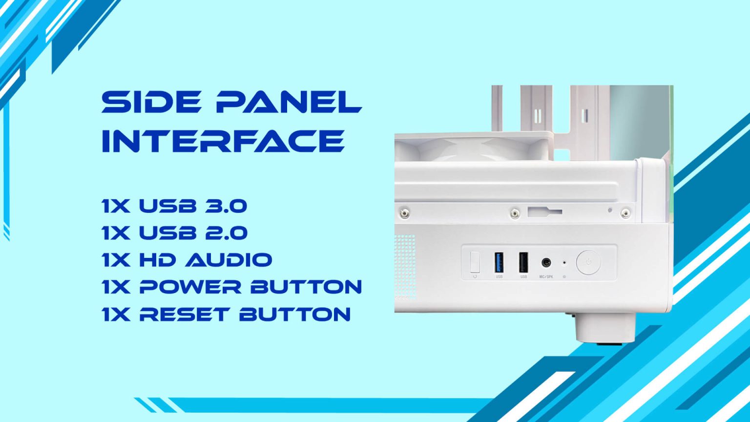 MOFEN WHITE (MATX , FREE 3 FAN) - Gambar 6