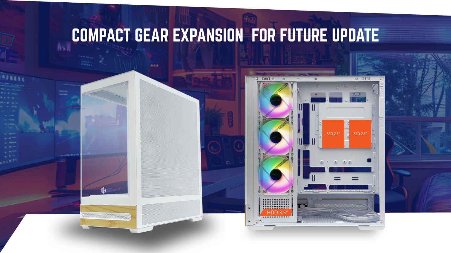 NEISSE WHITE (ATX , BTF , FREE 3 FAN , TYPE C) - Gambar 5