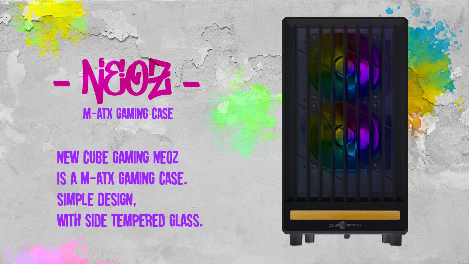 NEOZ BLACK (MATX , FREE 3 FAN) - Gambar 2