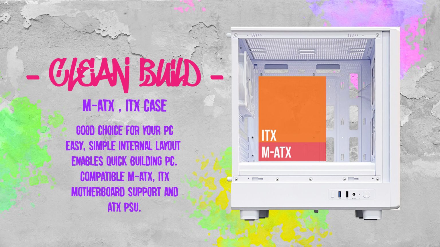 NEOZ BLACK (MATX , FREE 3 FAN) - Gambar 4