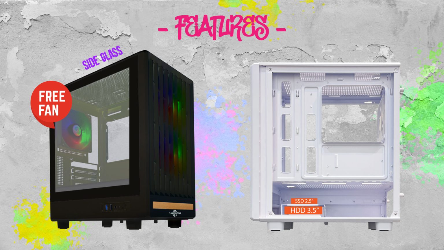 NEOZ BLACK (MATX , FREE 3 FAN) - Gambar 5