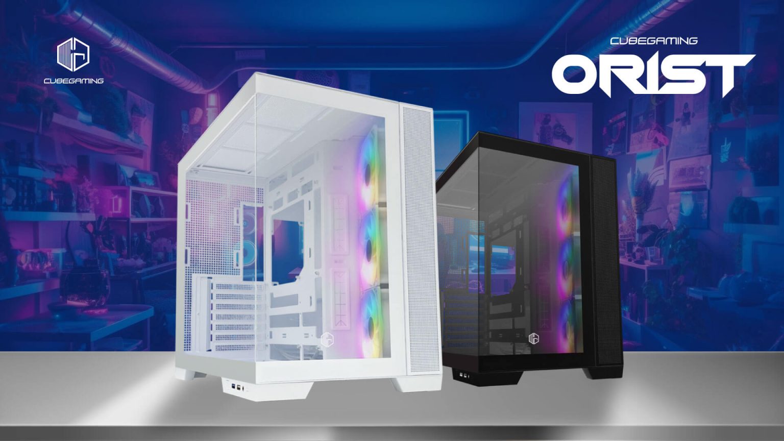 ORIST BLACK (ATX , BTF , FREE 3 FAN)