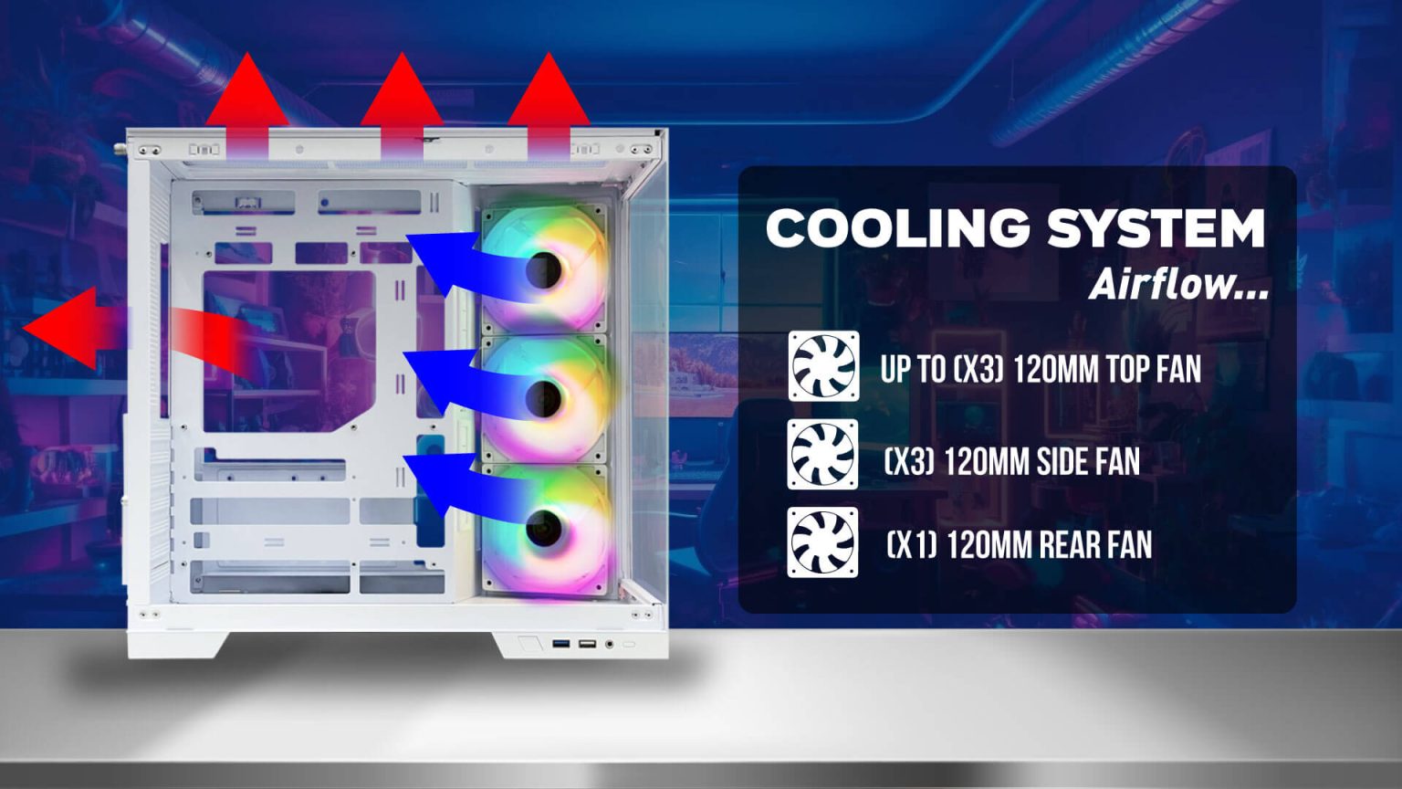 ORIST BLACK (ATX , BTF , FREE 3 FAN) - Gambar 3