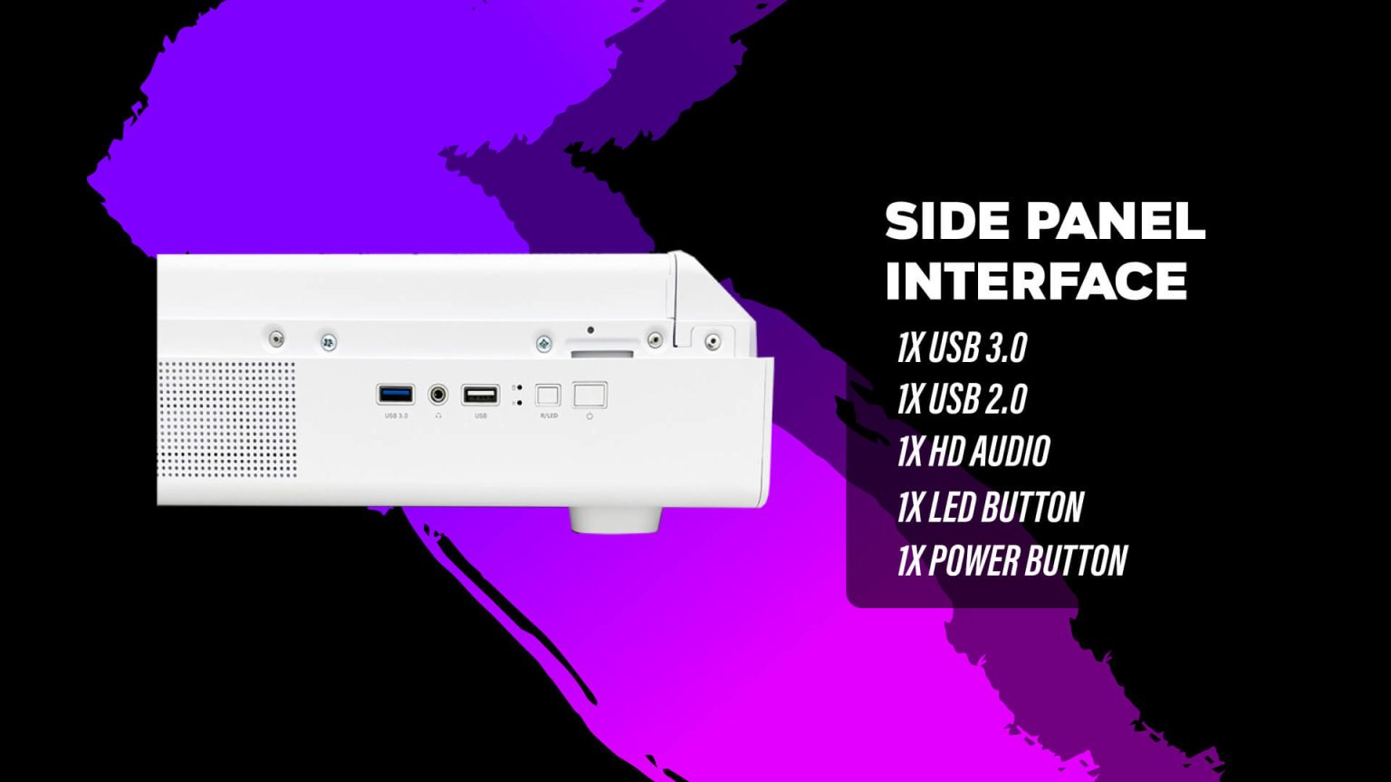 QUITOZ WHITE (MATX , FRONT RGB BAR) - Gambar 6