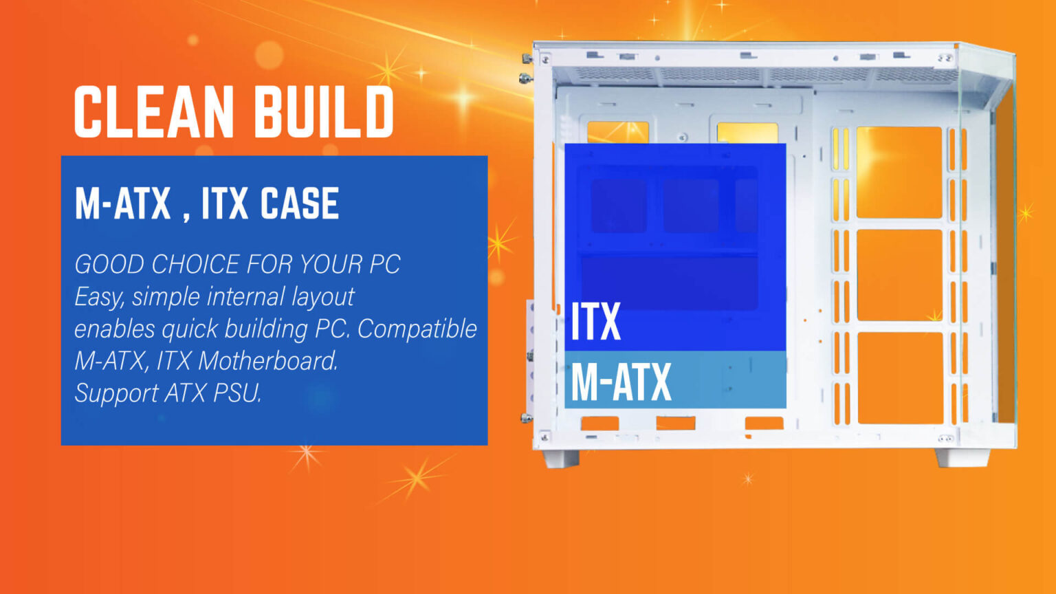 REGUZ BLACK (MATX , NON FAN) - Gambar 4