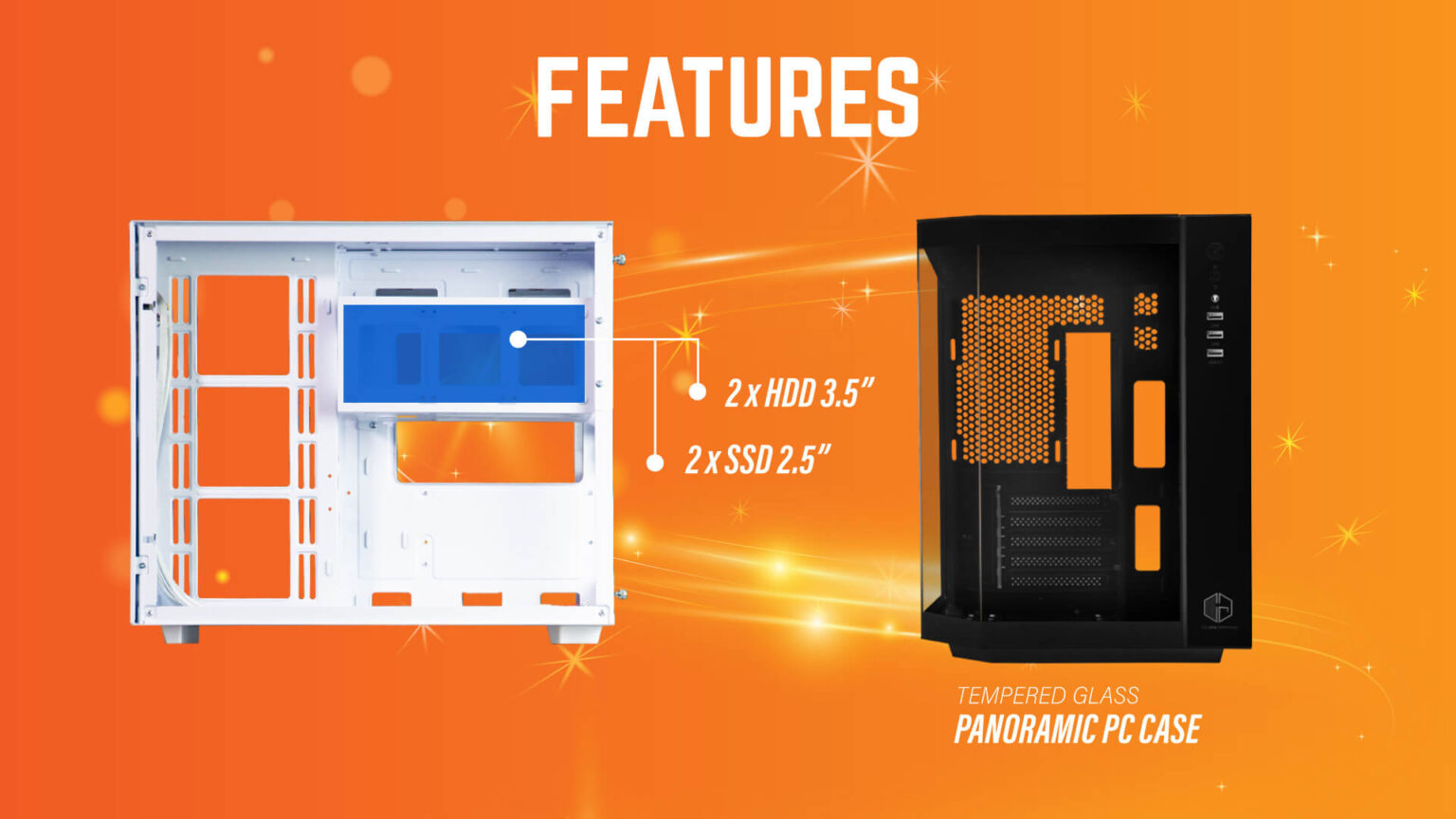 REGUZ BLACK (MATX , NON FAN) - Gambar 5