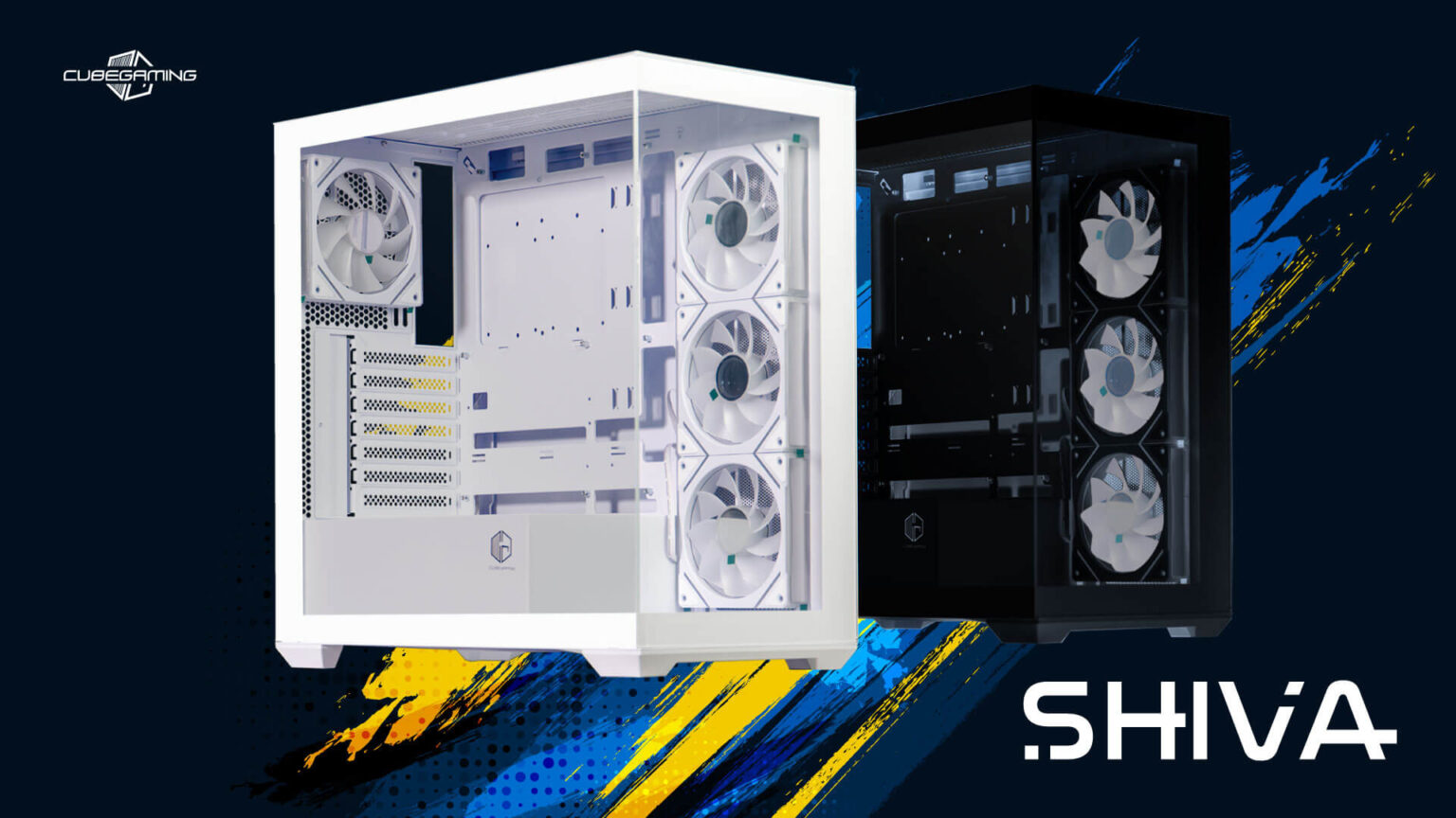 SHIVA BLACK (ATX , BTF MOBO , FREE 4 FAN)