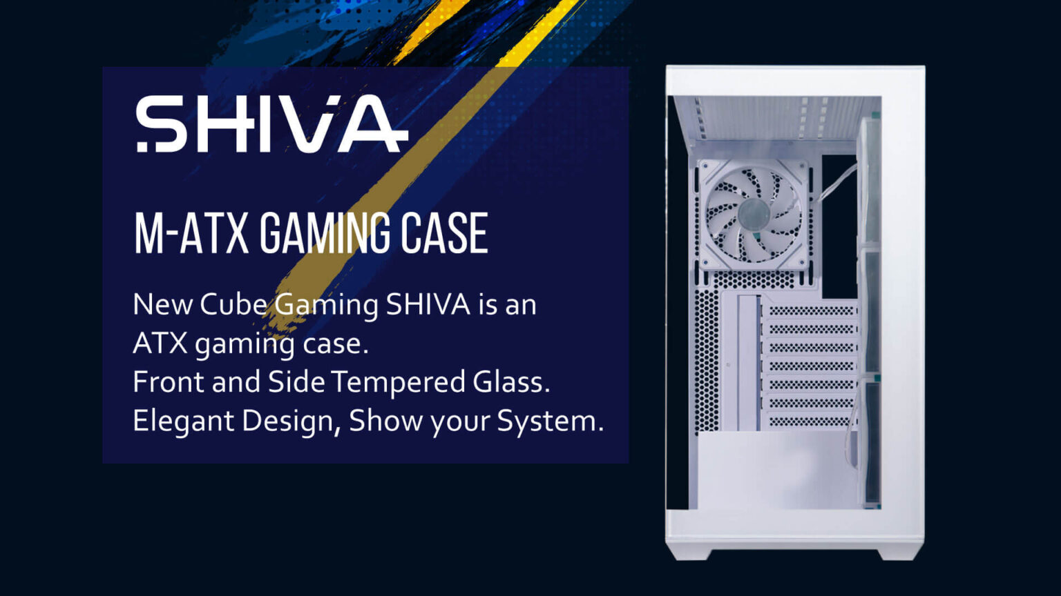 SHIVA BLACK (ATX , BTF MOBO , FREE 4 FAN) - Gambar 2