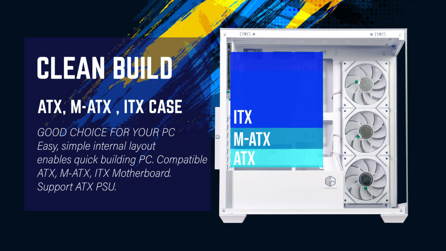 SHIVA BLACK (ATX , BTF MOBO , FREE 4 FAN) - Gambar 4