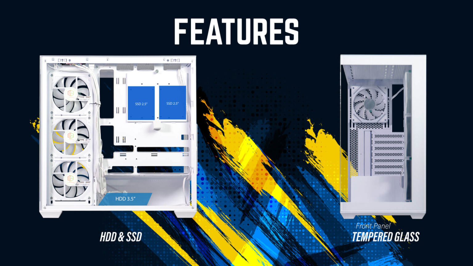 SHIVA BLACK (ATX , BTF MOBO , FREE 4 FAN) - Gambar 5