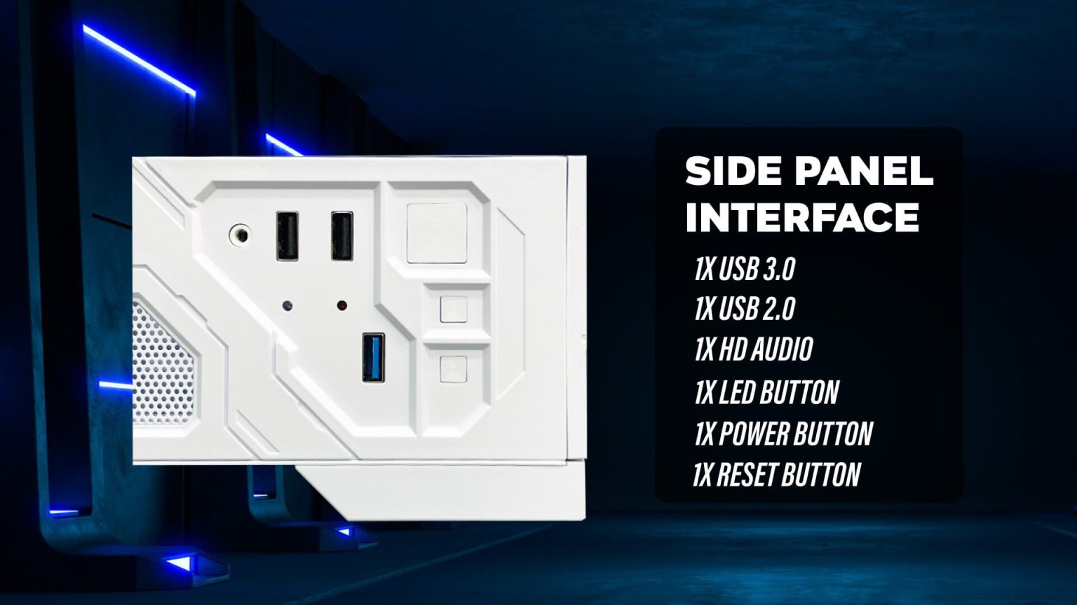 SLAN BLACK (ATX , Digital CPU/GPU Screen Display , FREE 2 FAN) - Gambar 6