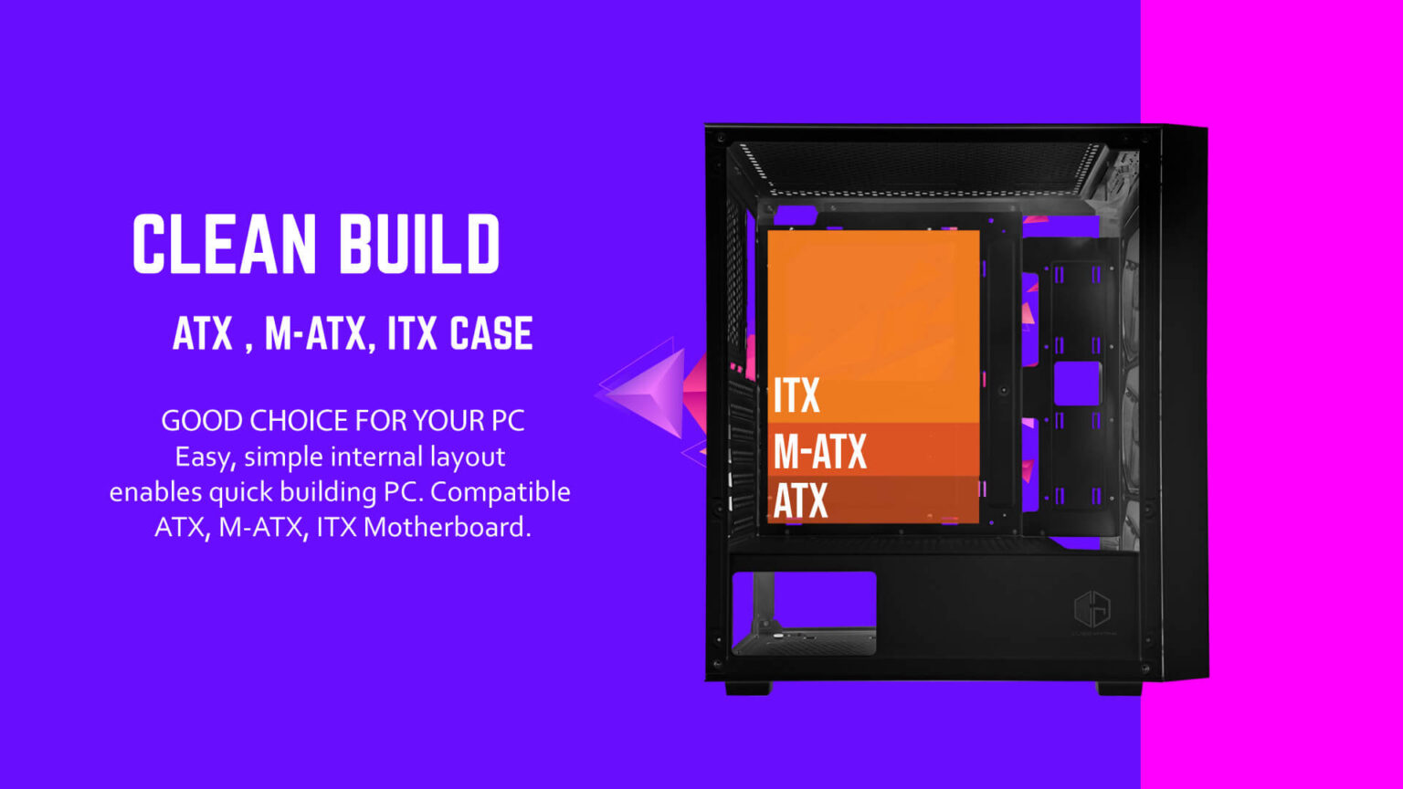STARK BLACK (ATX , FREE 3 FAN) - Gambar 4