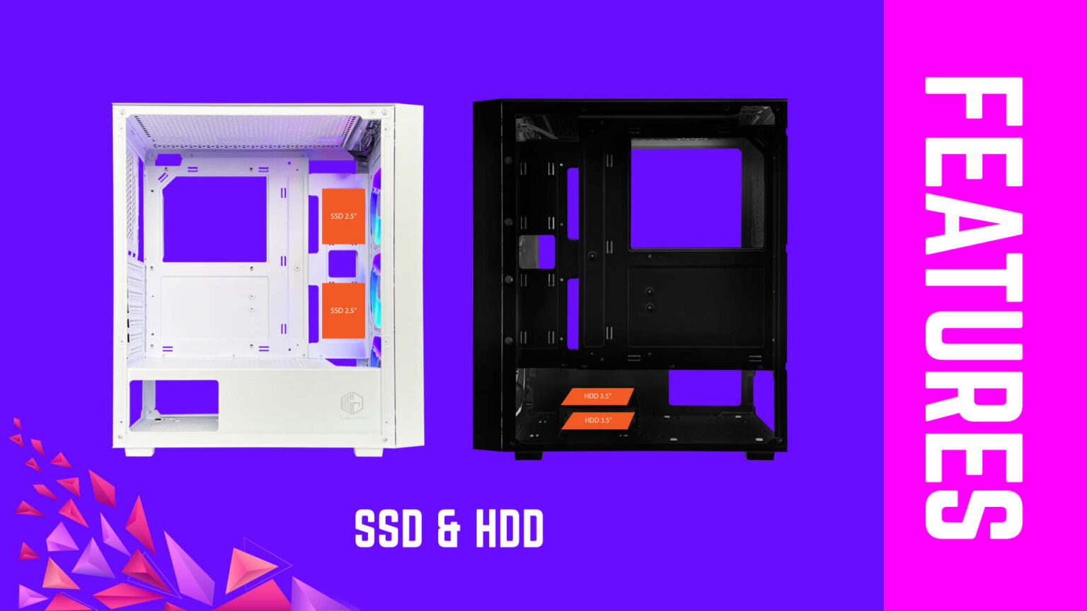 STARK BLACK (ATX , FREE 3 FAN) - Gambar 5