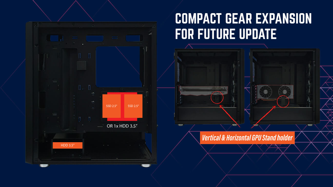 STALLA WHITE (ATX, FREE 3 FAN) - Gambar 5