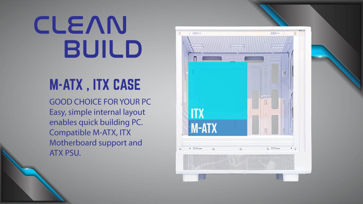 TUNE WHITE (MATX , FREE 2 FAN) - Gambar 4