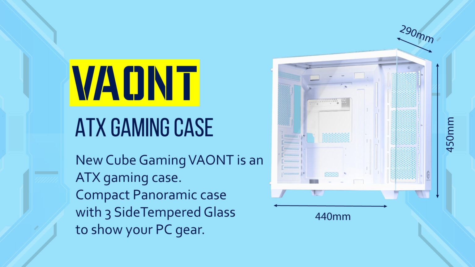 VAONT BLACK (ATX , NON FAN) - Gambar 2