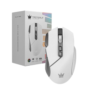 GALAX HOF MOUSE Tactical M1 White | Dual Mode Wireless/Wired Gaming Mouse RGB | 32000DPI
